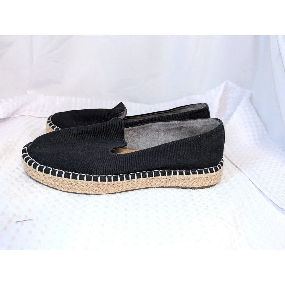 Joie Cara Espadrille Slip On Shoes in Black